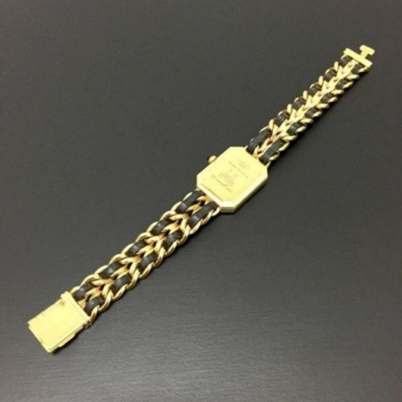 Auth CHANEL Watch Size L Gold Plate Quartz - Picture 5 of 10